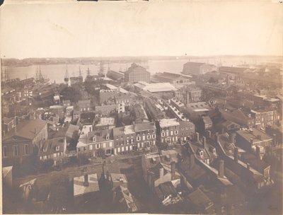 Panorama de Philadelphie, vue est - Est depuis la tour de tir, 1870 - American Photographer